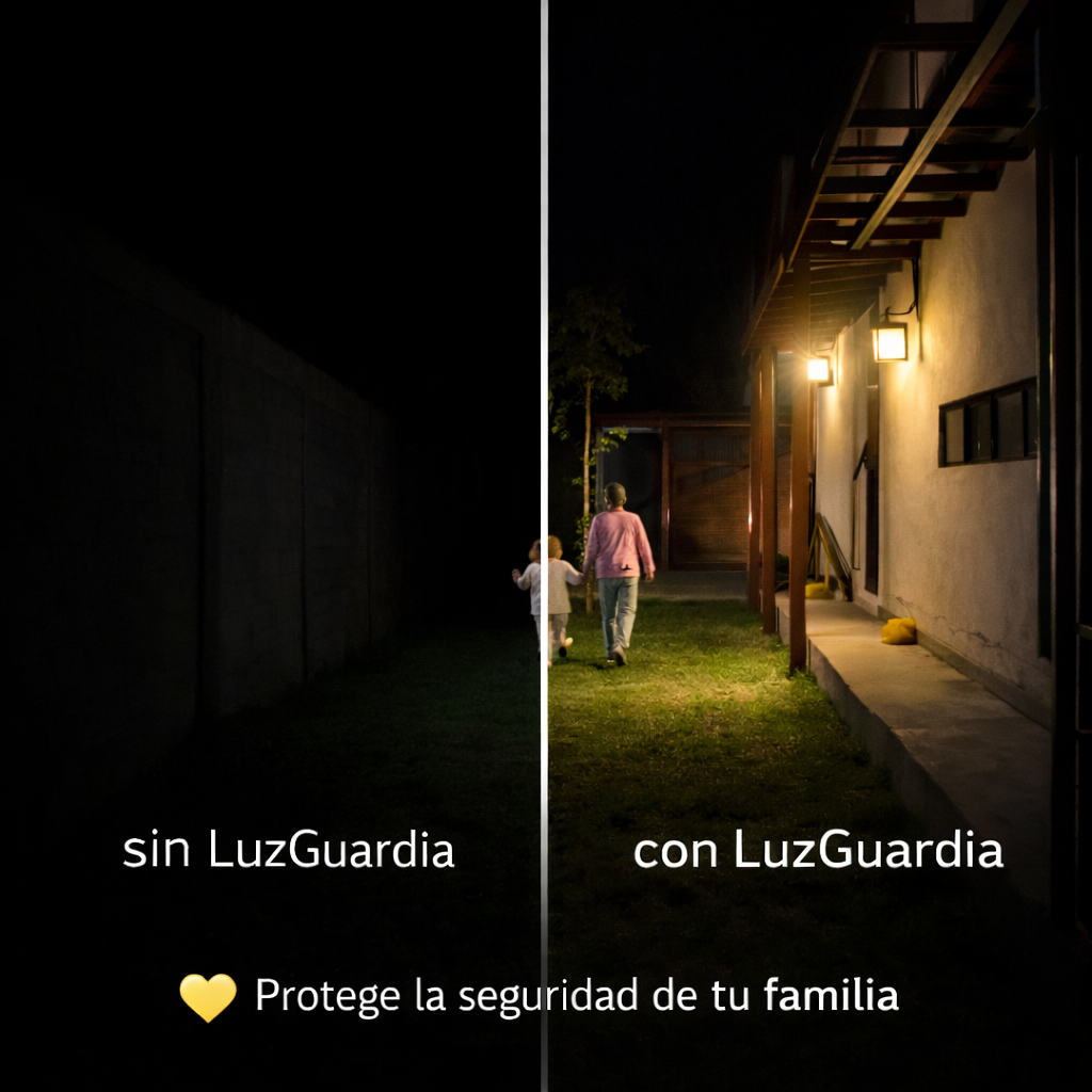 💡LuzGuardia – Lámpara solar con sensor